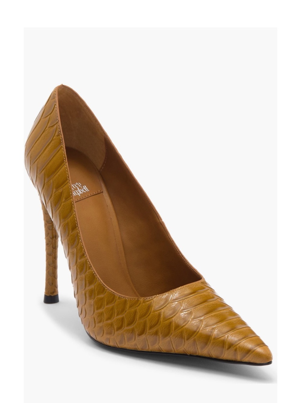 Jeffrey Campbell Good Luck Pump in Mustard BNIB Size 8.5
